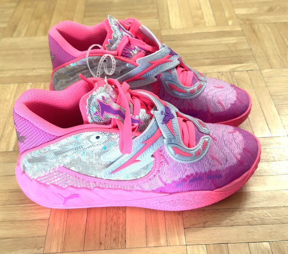 Puma LaMelo Ball MB.05 World Tour Pink Basketball Shoes Men's 7.5 Women's 9.5 NE